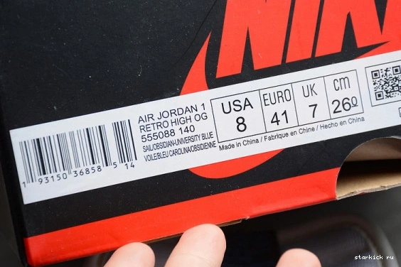 - High 555088-140 1 Retro UNC Obsidian Blue Air Jordan | 555088-140 University OG 1217